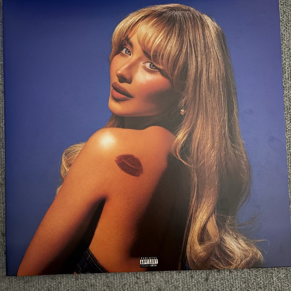 Sabrina Carpenter Short N Sweet Blue LP with Signed Insert & Poster